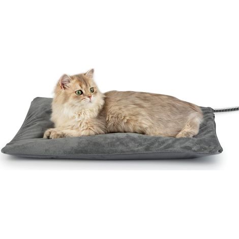 Outdoor Heating Mat, Constant Temperature, 50×40 cm Suitable for outdoors, waterproof base, adjustable air cushion, anti-bite cable, small animals up to 7 kg, 40 W (1/5)