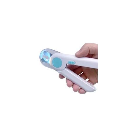 Coupe-ongles professionnel pour chiens et chats – Lame en acier inoxydable – Éclairage LED intégré – Protection contre les éclaboussures (1/5)