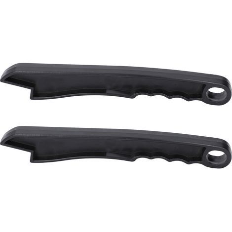 Lot de 2 poussoirs de scie circulaire, outil de rechange pour la sécurité du travail du bois et de la défonceuse, noir court (1/5)