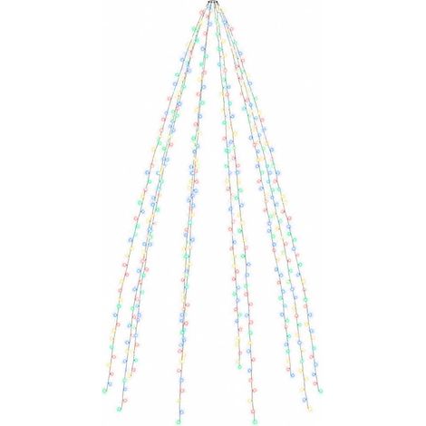 Weihnachtsbaum-Beleuchtung 500 LEDs Mehrfarbig 500 cm vidaXL (1/5)