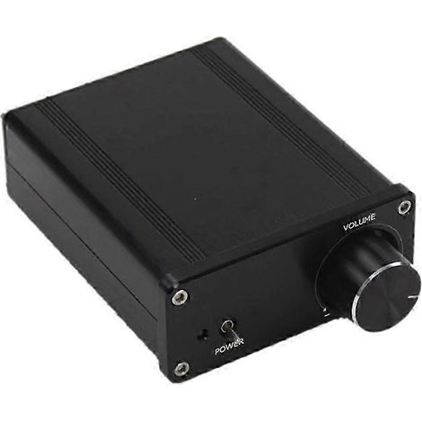 Carte d'amplificateur finie TDA7498E 2.0, amplificateur numérique haute puissance Hi-Fi avec boîtier simple en alliage d'aluminium WHBYV (1/4)