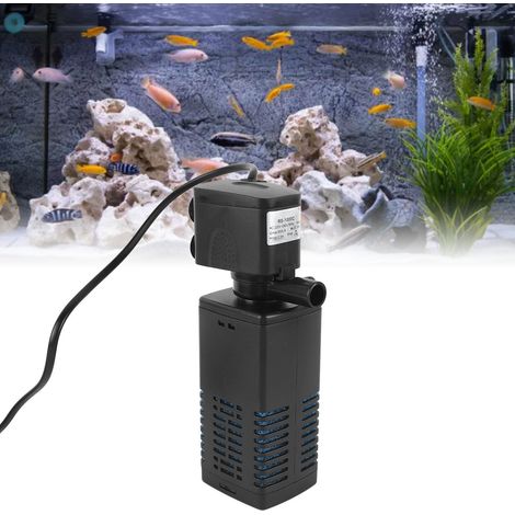 Multifunktionale 3-in-1-Tauchpumpe für Aquarien – Filterung, Sauerstoffanreicherung und leise Zirkulation – Hochwertiges Kunststoffmaterial (1/5)