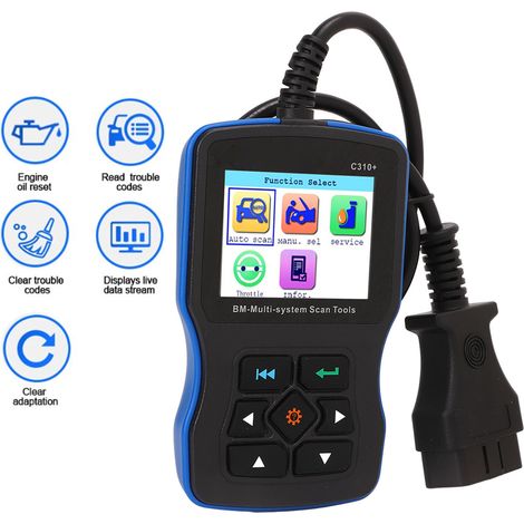 Outil de diagnostic multifonction BMW, outil d'effacement des défauts, Creator C310 (allemand) (1/5)