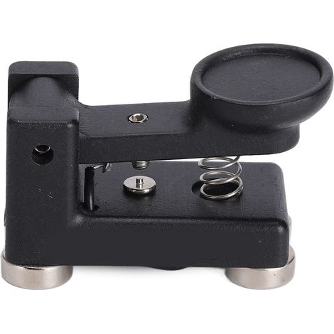 Clé Morse CW manuelle ultra compacte sans oxydation ABS base fixation aimantée pour radio ondes courtes modèle QU-4525 avec câble tournevis 2 patchs 2 pieds (1/5)