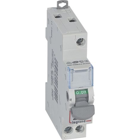Interrupteur-sectionneur modulaire 20A 1P FR301 004303/406404 (1/2)