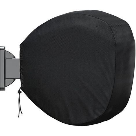 1 housse de dévidoir de tuyau d'arrosage en tissu Oxford 420D noir, pour enrouleur mural, protection contre les intempéries