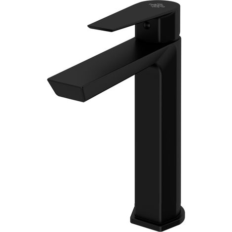 Presto Grifo lavabo medio monomando mezclador Aroha negro (1/2)