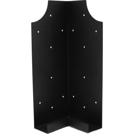 Beyamis Lot de 4 équerres d'angle pour potager surélevé, 30 cm (12 pouces), en acier au carbone résistant à la rouille, avec vis, pour potager et jardinière à fleurs. (1/5)