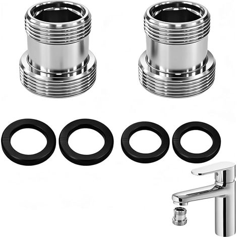 M18 to M22 Tap Adapter, Double Thread for Connecting Kitchen Aerator and Water Filter (M18-M22) (1/5)