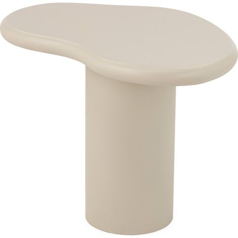 Table d'appoint taupe effet pierre élégance et résistance - taupe effet pierre naturelle (1/4)