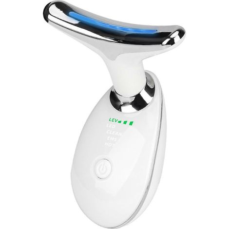 Appareil de massage raffermissant pour le cou, le visage et le lifting, par LED et photothérapie (FK-FFY). (1/3)
