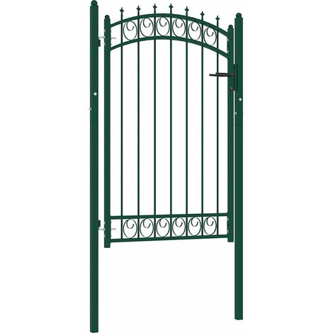 vidaXL Portails de clôture EMMEN 104 x 117 cm Verrouillable (1/5)