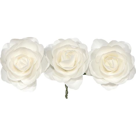 Piovaccari Pick Rose di Carta D 3,5 Cm Cf 12 Pz White