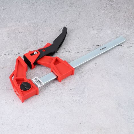 Serre-joint à cliquet robuste de type F pour contreplaqué, serre-joint multifonctionnel réglable de type F pour le travail du bois. (1/5)