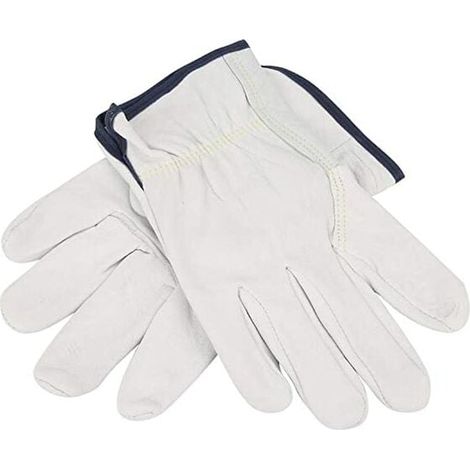 Gants de travail Protection des mains Gant de soudage résistant au feu Gant en peau de mouton à grain super doux Gant de protection pour soudeurs TIG Estampage des métaux (1/4)