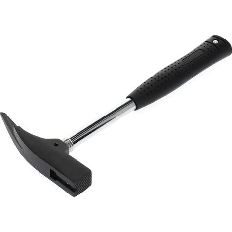 Marteau de charpentier avec manche en plastique, Poids de la tête 600 g, Marteau avec rainure magnétique pour clous, Forgé (1/5)