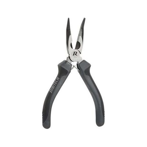 Pince à bec long coudée 160 mm – Acier forgé chromé vanadium CrV 60 – Poignées bi-matière SoftTouch – Ouverture rapide avec 2 lames ressort (1/5)