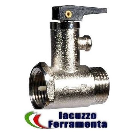 VALVOLA SCALDABAGNO NORMALE CON LEVA SCARICO Misura: 1/2 (1/5)