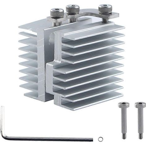 Dissipateur thermique de remplacement pour Flashforge AD5X : radiateur en aluminium pour tête d'impression, bloc de refroidissement rapide (1/5)