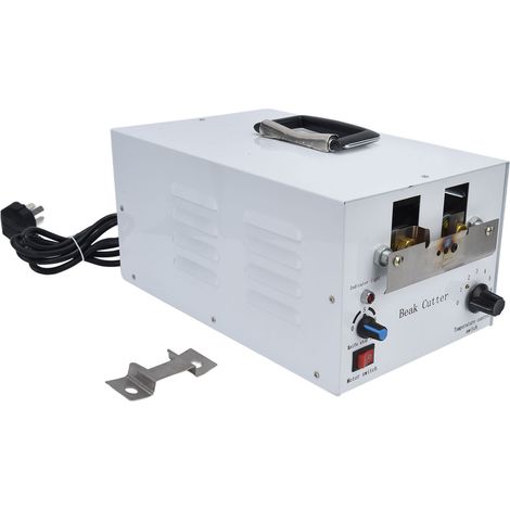 Machine à couper le bec des poulets automatique en fer, tondeuse à bec de poulet, fiche AU 220V, type non compteur (1/5)