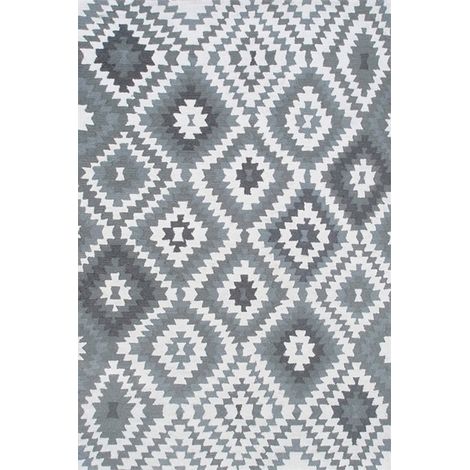 Tappeto per esterni, sintetico, bifacciale, resistente agli agenti atmosferici, 40x60 cm (1/5)