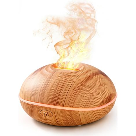 Diffuseur d'huiles essentielles humidificateur ultrasonique silencieux avec lumière nocturne 7 couleurs et arrêt automatique, idéal pour créer un environnement relaxant (1/5)