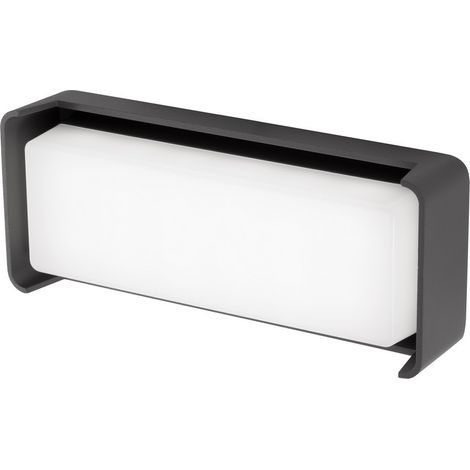 Merano Clarksville Applique Murale Extérieure Moderne Gris Foncé Aluminium LED 12W 936Lm 3000K IP65