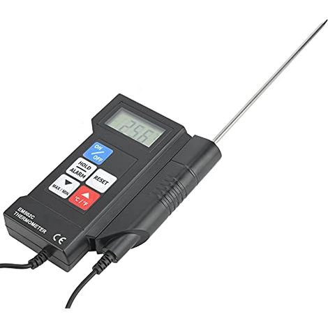Thermometre avec Precision à Sonde, Thermomètre Digital avec Capteur Professionnel Thermometre Frigo Viande Congelée Thermometre Cuisson (1/4)