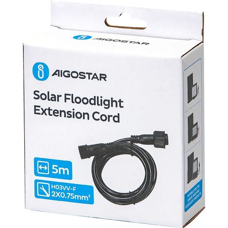 extensión eléctrica aigostar 5 m pvc exterior (1/3)