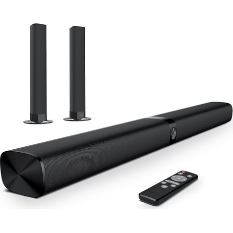 Barre de Son pour téléviseurs, Barre de Son 2 en 1 Divisible avec réglage Automatique du Volume (1/5)
