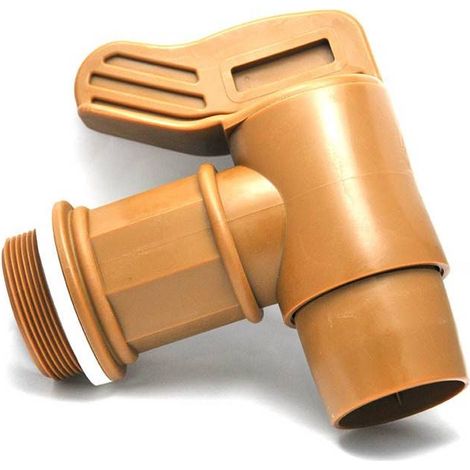 Robinet mâle 2'' BSP sortie Ø50mm couleur OR
