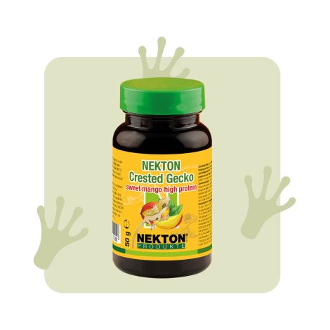 NEKTON Crested Gecko - alimento equilibrado para geckos crestados con mango añadido 100 g