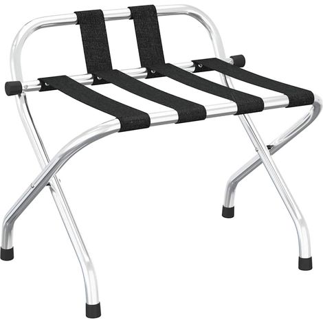 vidaXL Portaequipajes con respaldo plateado 56x39x52 cm (1/2)