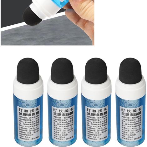 Nettoyant pour éponges, agent de traitement des joints, huile de réparation adhésive, outil de traitement des joints adhésifs structuraux, spécialement conçu pour l'élimination des résidus d'adhésif. (1/5)