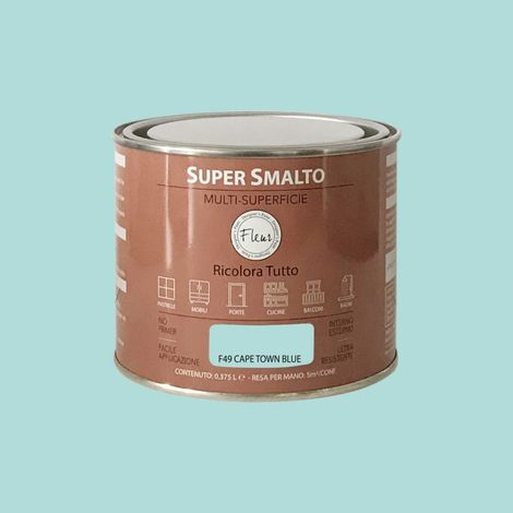 FLEUR SUPER SMALTO MULTI-SUPERFICIE 375ML F49 CAPE TOWN BLUE