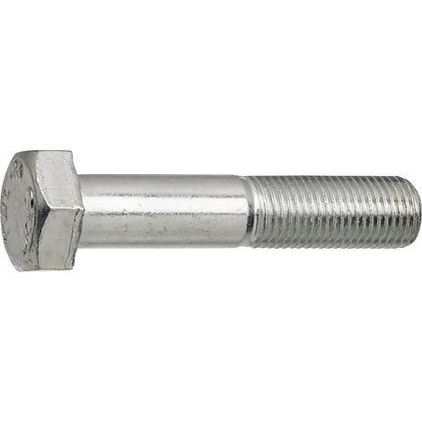 DIN960  8.8 M16x1.5x 80 verzinkt 6kt-Feingewindeschrauben mit Schaft (ISO8765)