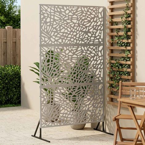 vidaXL Écran de confidentialité 100 x 50 x 180 cm Acier galvanisé (1/5)