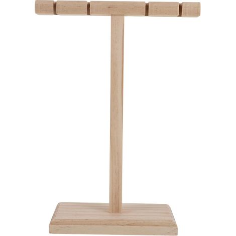Support pour écouteurs avec Base en Bois, Support de Bureau pour Casque Audio, Style Rustique et décoratif, idéal pour Le Bureau ou la Maison. Robuste et Pratique. (1/5)