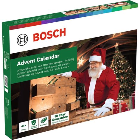 Bosch DIY Adventskalender 2026 – 44-teiliges Werkzeug-Set für Heimwerker (1/5)