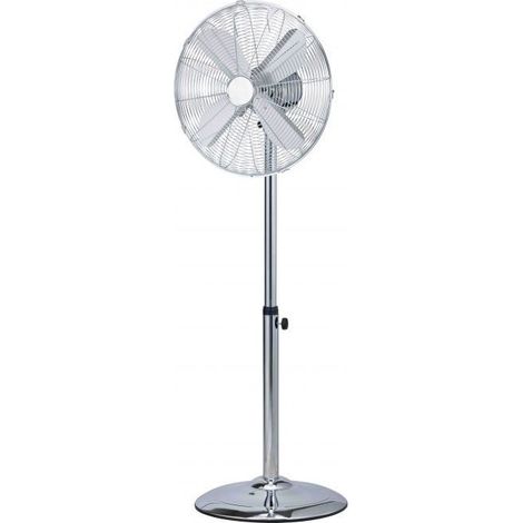 Ventilatore Cromo 40 con piantana Cromata
