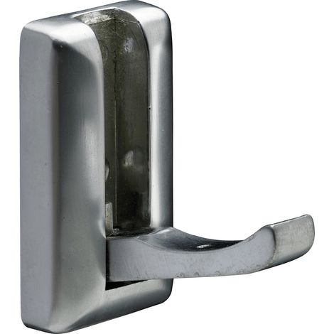 Hettich Mantelhaken zum Klappen 7 x 3,3 x 6,1 cm Aluminium-Optik - 1 Stück Garderobenhaken (1/2)