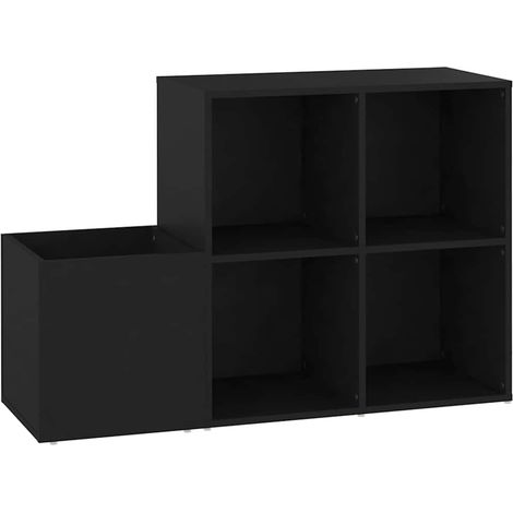 Maison Exclusive - Scarpiera da Ingresso Nera 105x35,5x70cm in Legno Multistrato (1/5)