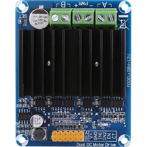 1 module de carte de commande de moteur à pont en H double canal DC5-12V 0A-30A (1/5)