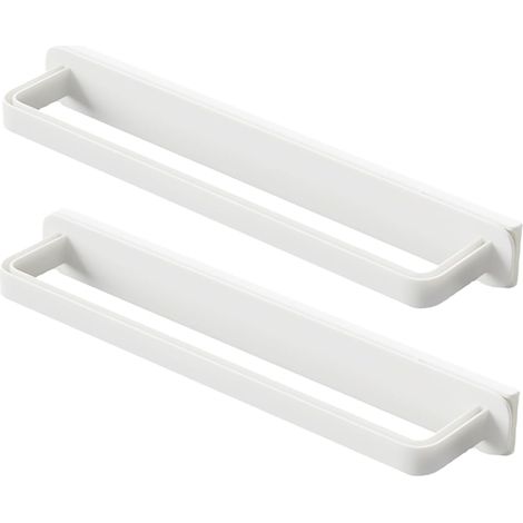 Pieces Wall Mounted Towel Rack Sliding Design Recessed Safe