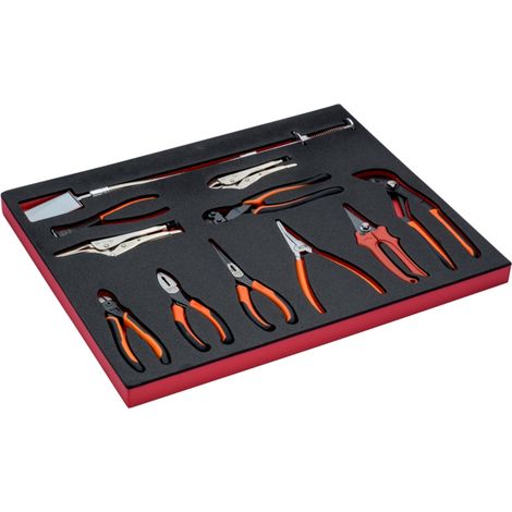 Bahco Fit&Go 3/3 Schaumstoffeinlage Zangensatz - 11-tlg. (1/3)