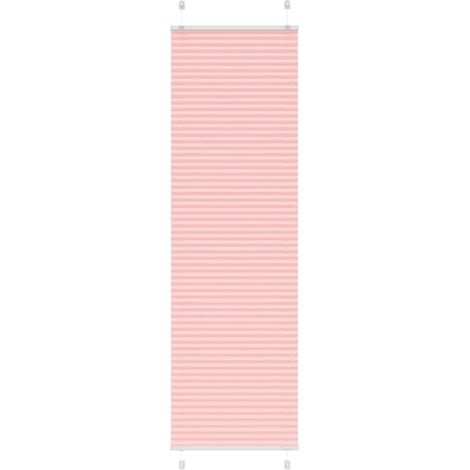 Store plissé rose 55x200 cm largeur du tissu 54,4 cm polyester