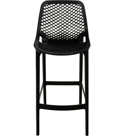 Sgabello da Bar per Esterni Air nero (1/5)