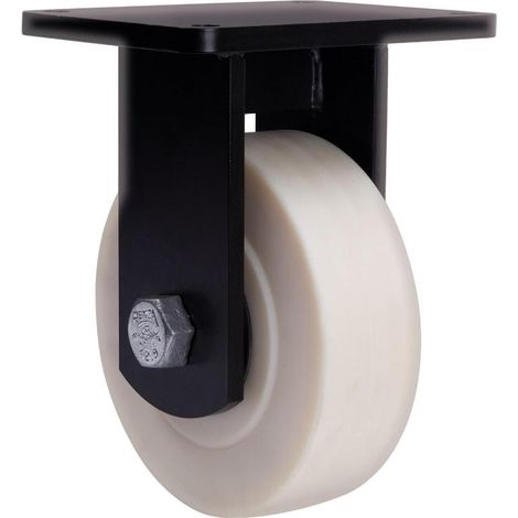 RUEDAS ALEX rueda fija  17hlr250-nfb nylon fundido eje bolas (1/2)
