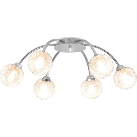 Plafonnier avec 6 ampoules LED G9 240 W (1/5)