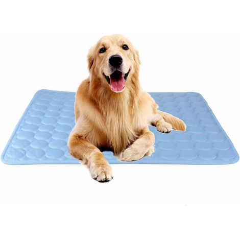 Tapis rafraîchissant pour chats et chiens, non toxique/bleu (M) (1/5)